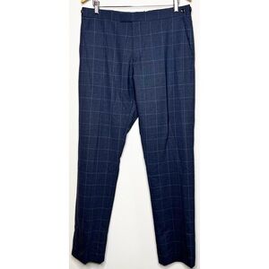 NWT Reiss Tremezzo Slim Fit Mixer Trouser Airforce Blue